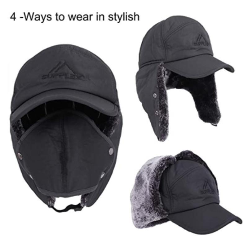 Super Warm Windproof Hat With Earflap Mask