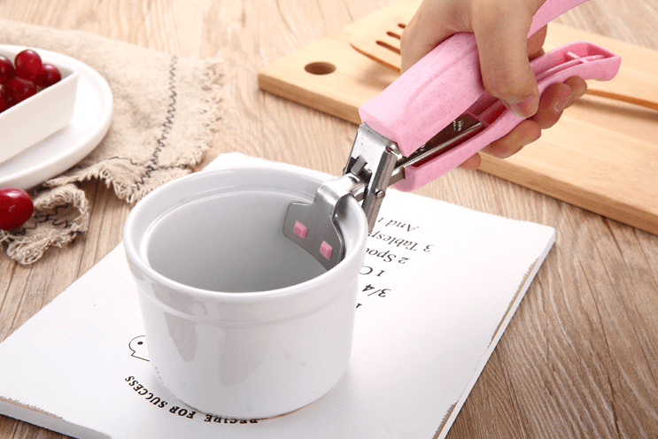 Stainless Steel Silicone Handle Hot Bowl Holder