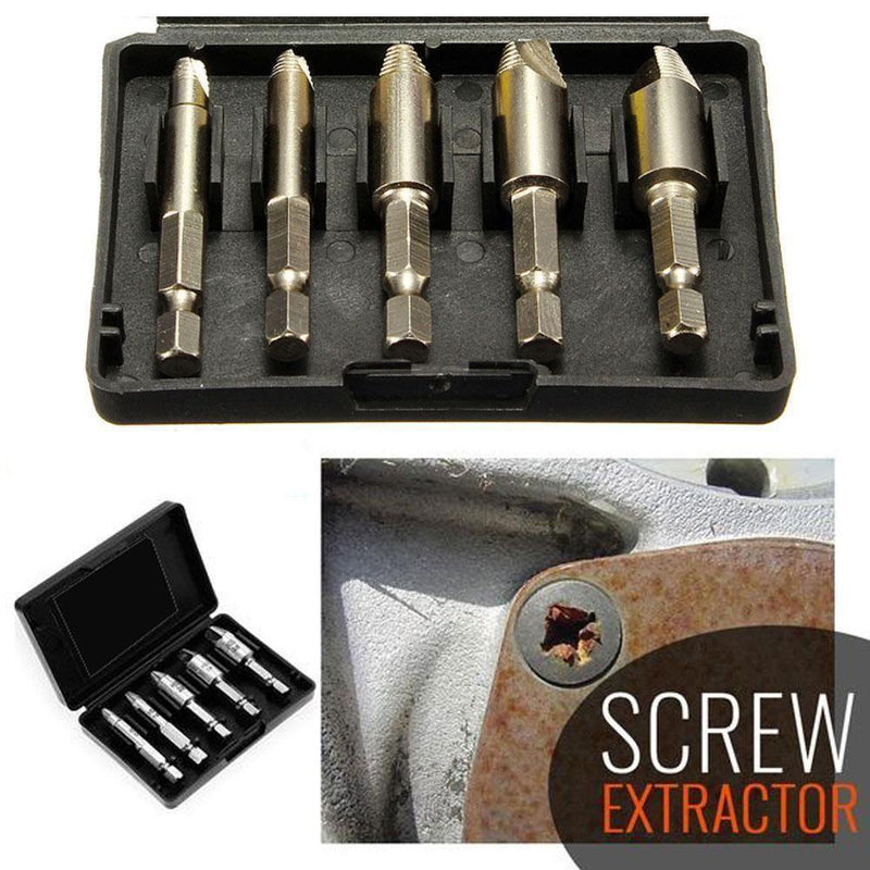 Five-piece screwdriver