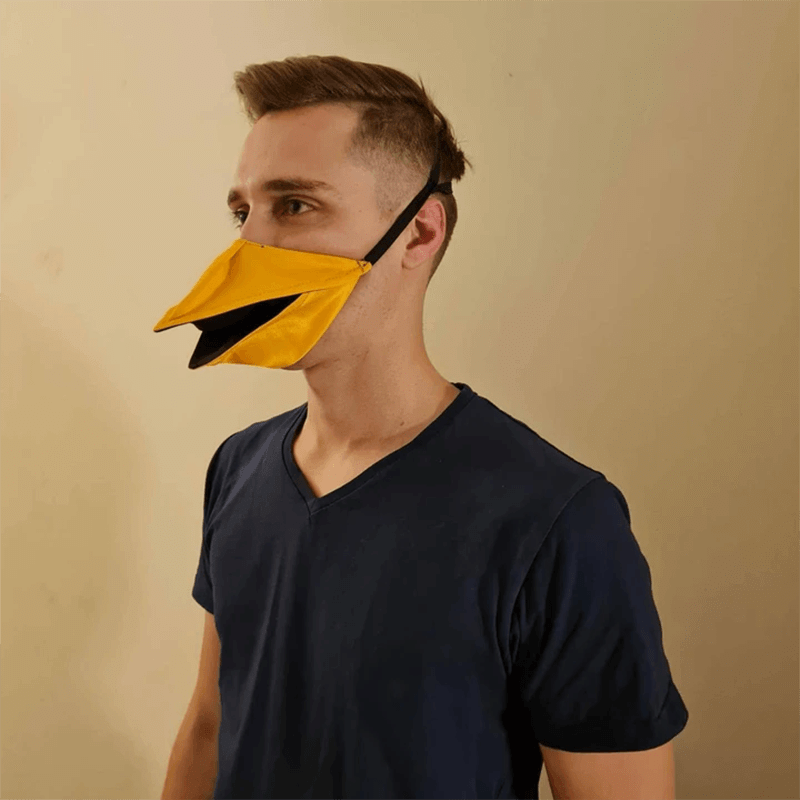 Duck Talking Face Cover