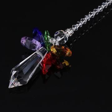 Rainbow angel crystal sun catcher