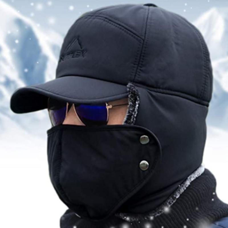 Super Warm Windproof Hat With Earflap Mask