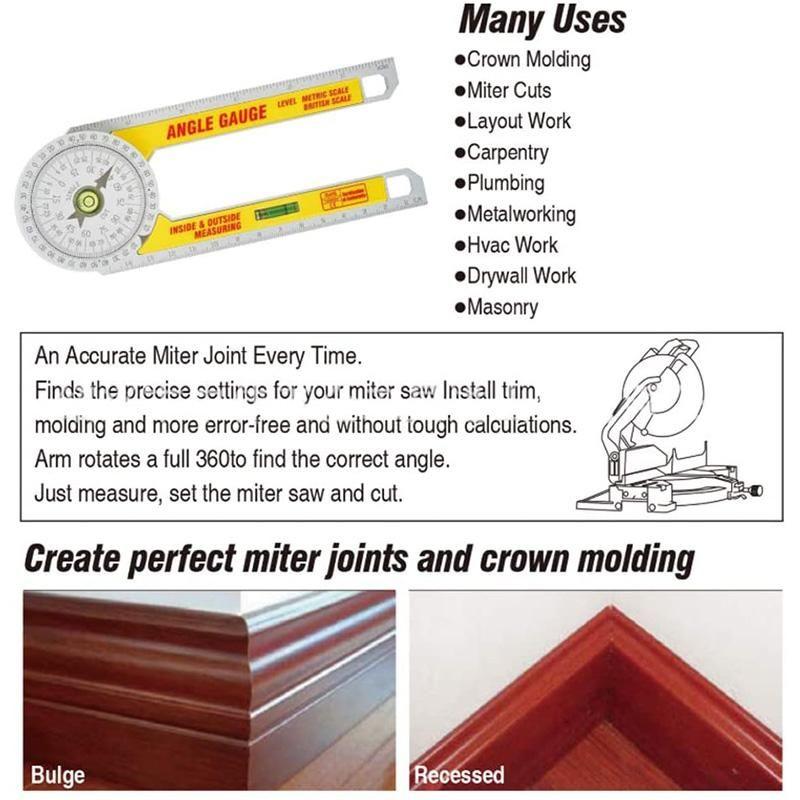 Professional 360 Degree High Accurate Angle Gauge