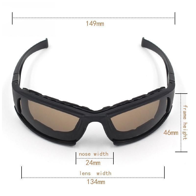 Polarized Shatterproof Military Goggles