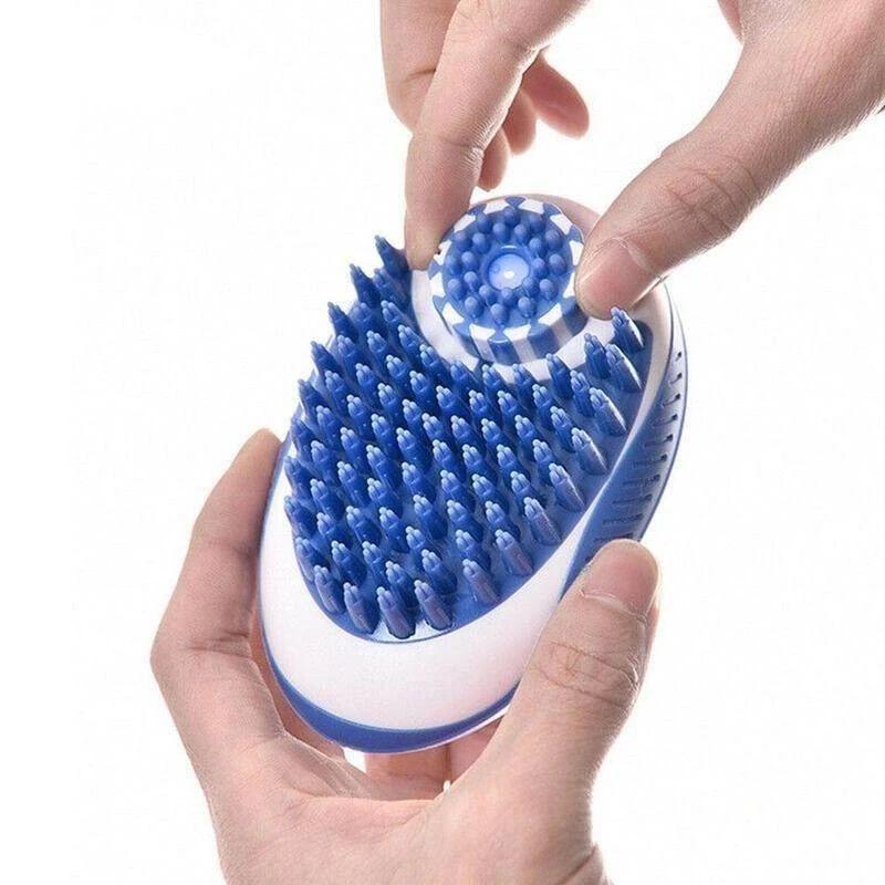 Pet bath and massage brush