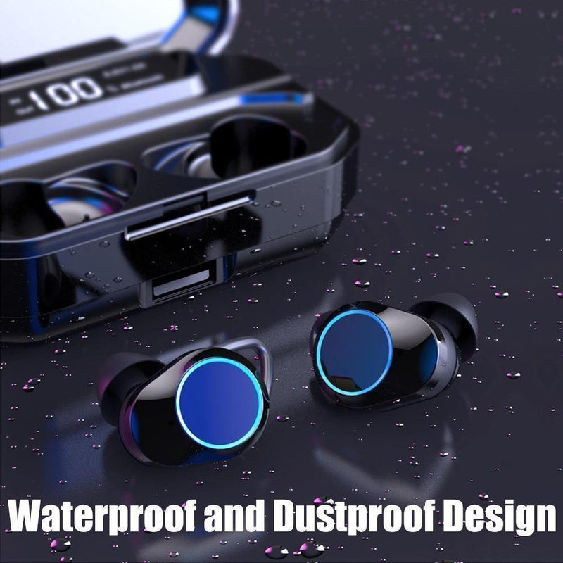 Waterproof Wireless Bluetooth Earphone, Black