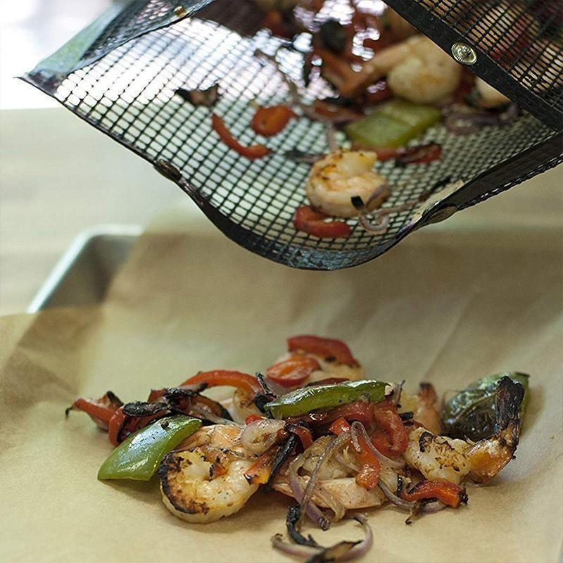 Reusable Mesh Non-stick Mesh BBQ Bags