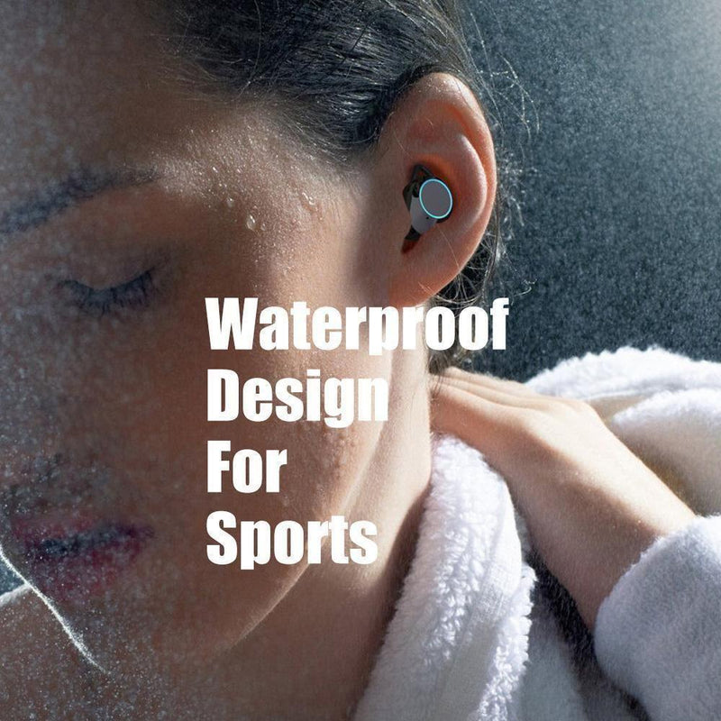 Waterproof Wireless Bluetooth Earphone, Black