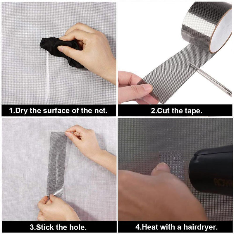 Repairing tape for screen window