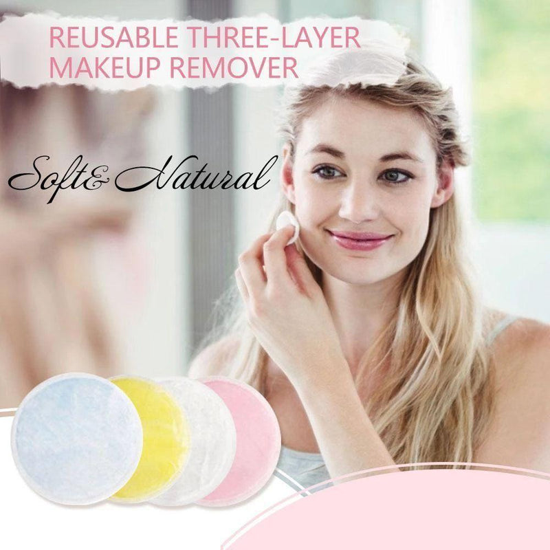 Reusable Three-layer Makeup Remover