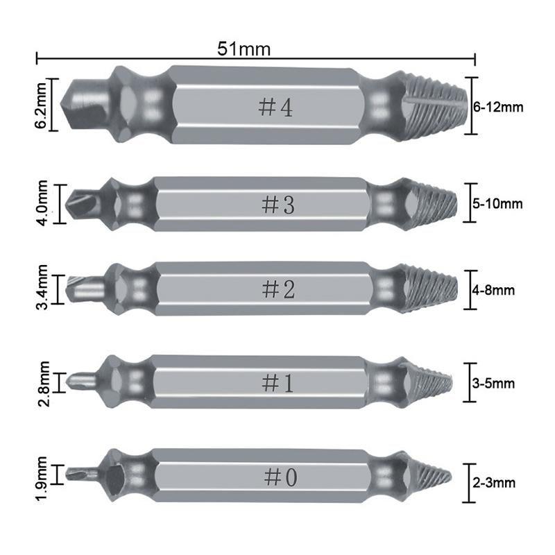 Double Head Screw Extractor