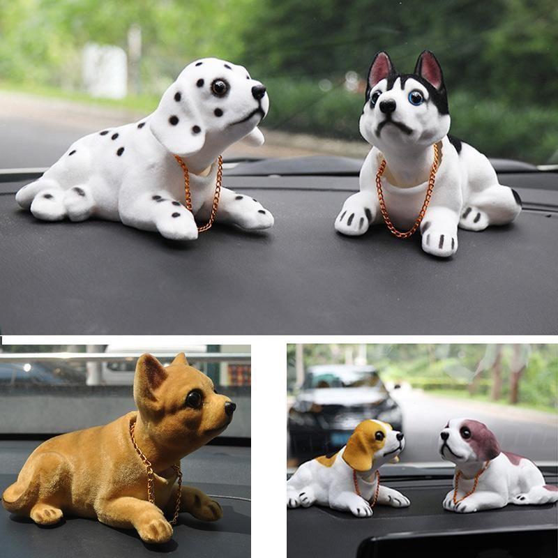 Car Ornaments Shaking His Head Dog