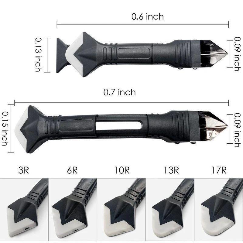 3-IN-1 SILICONE CAULKING TOOLS