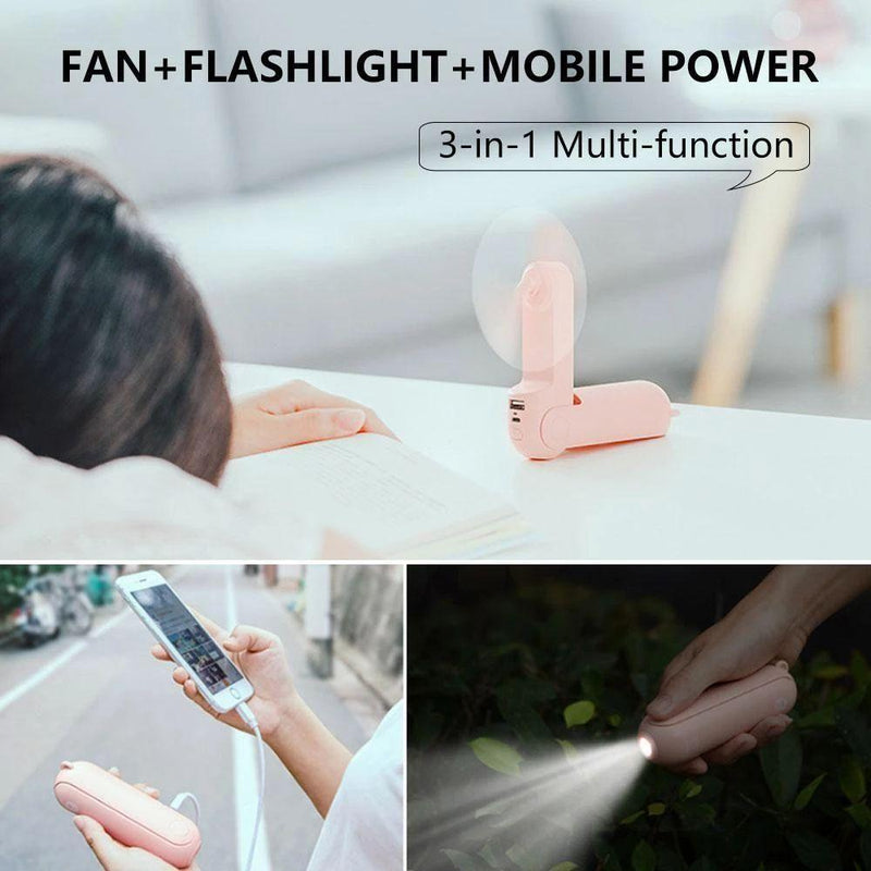 Multi-functional Mini Folding Fanv