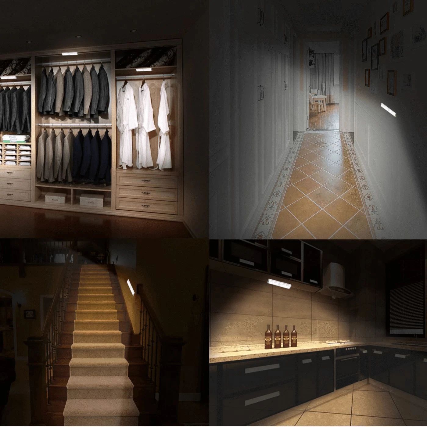 LED light with motion sensor