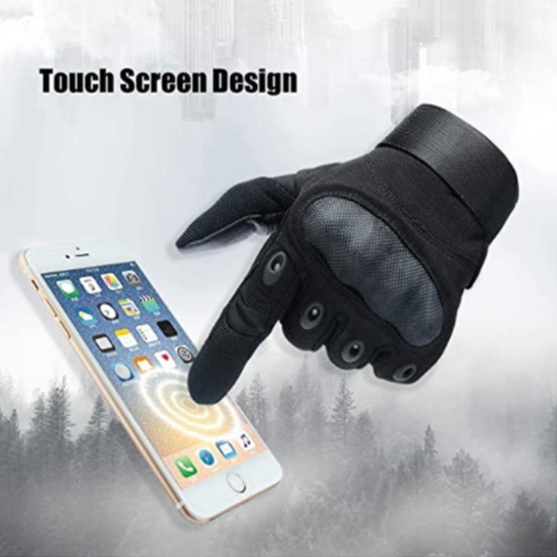 Touch Screen Full Finger Gloves for Outdoor Sports and Work