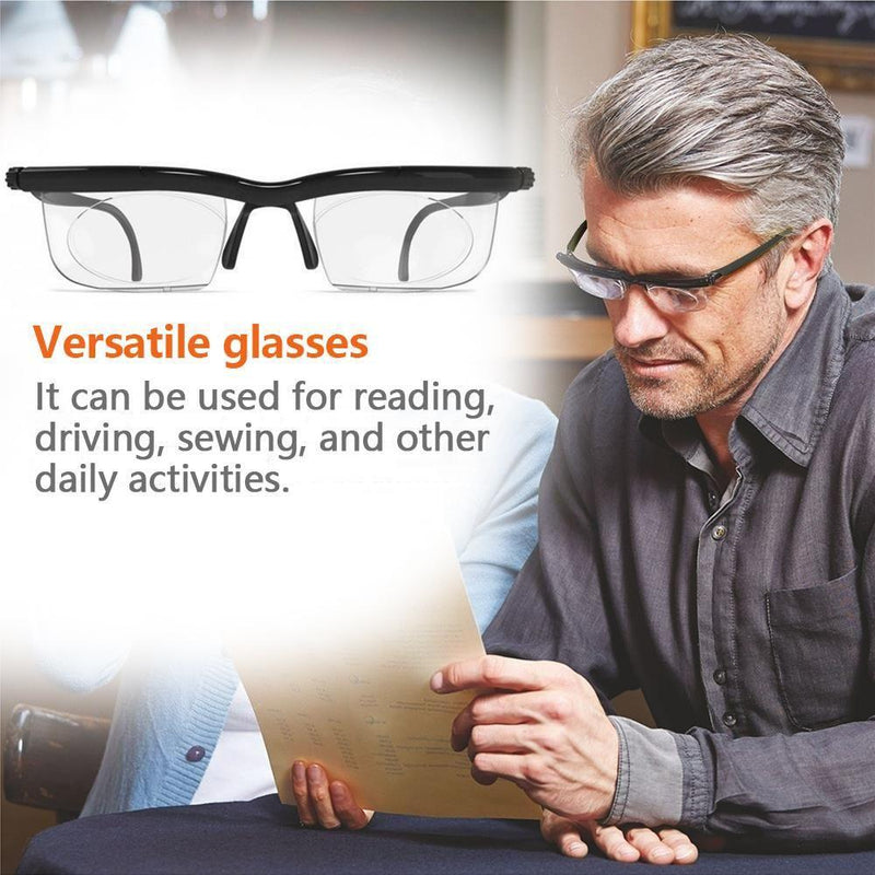 Focus adjustable glasses