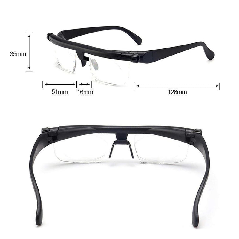 Focus adjustable glasses