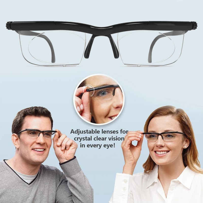 Focus adjustable glasses