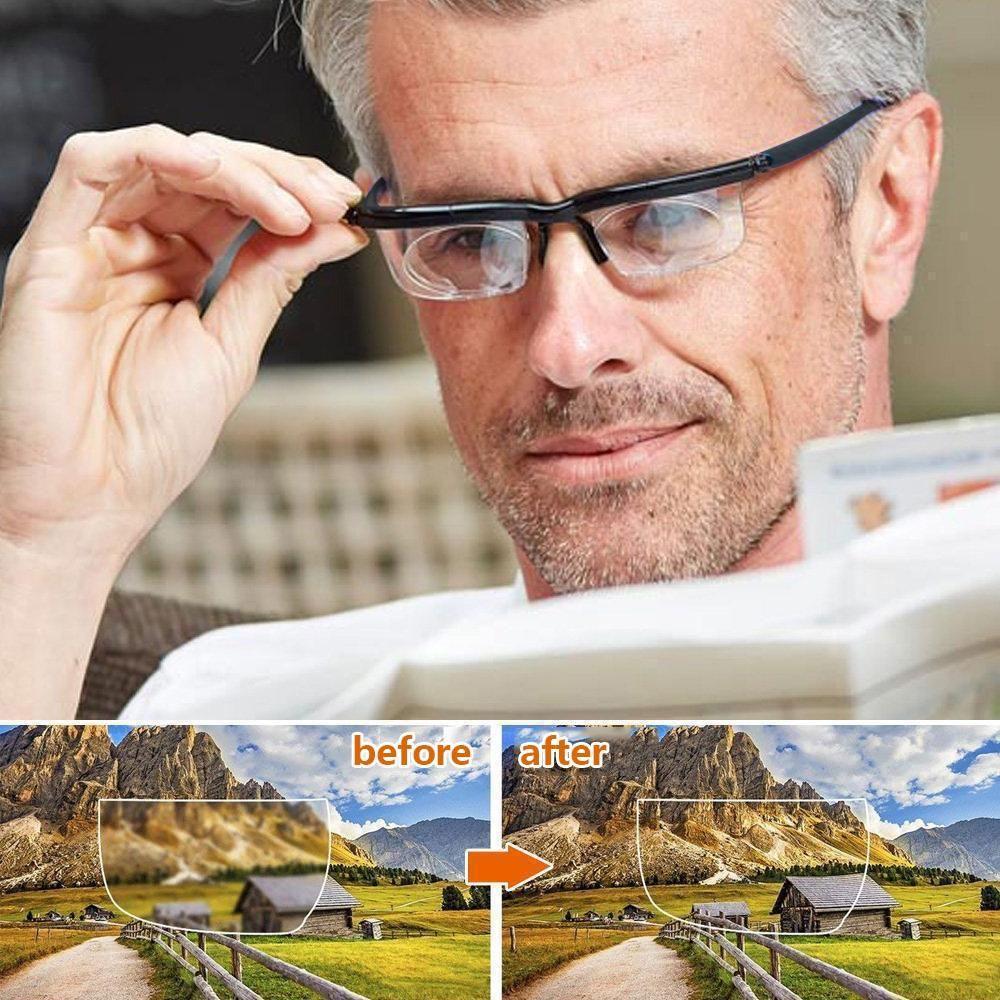Focus adjustable glasses