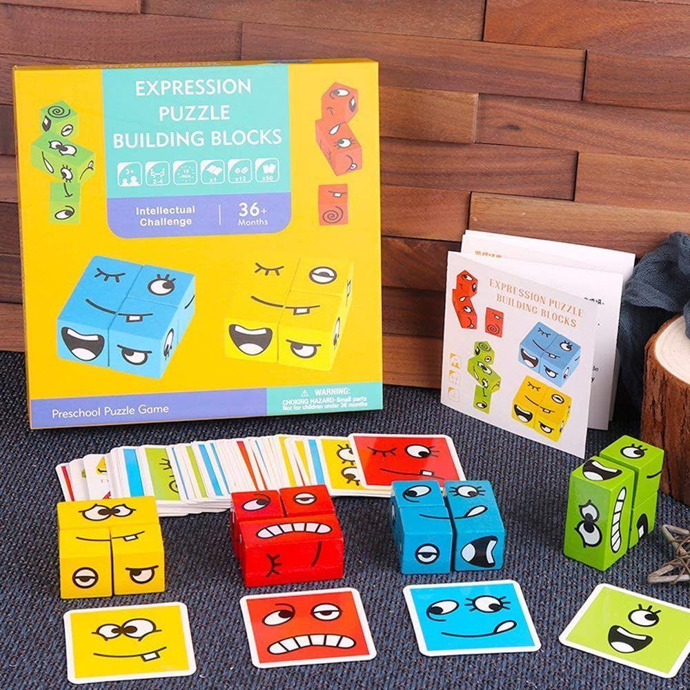 Puzzle Building Cubes