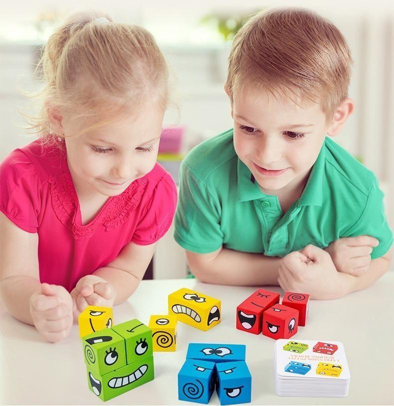 Puzzle Building Cubes