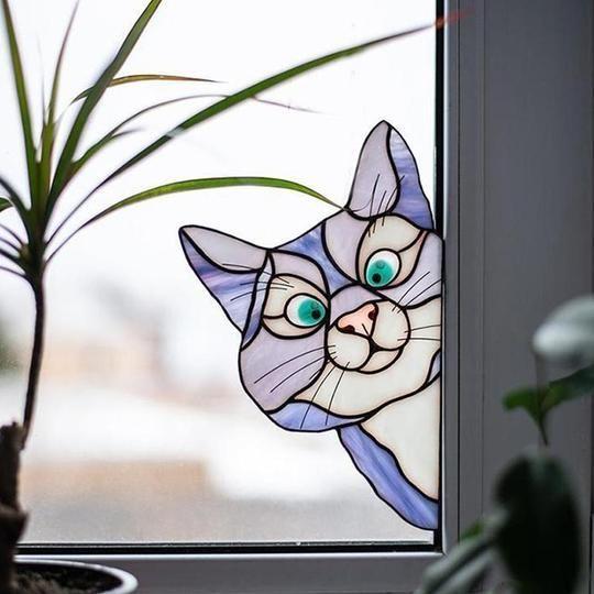 Funny cat decor