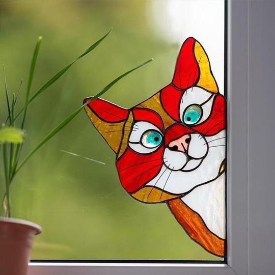 Funny cat decor