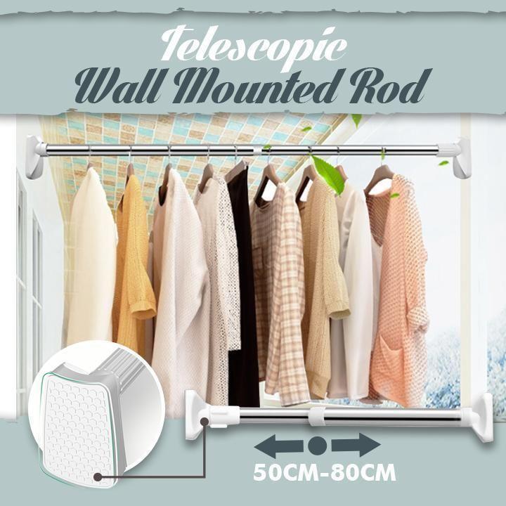 Telescopic Wall Mounted Rod