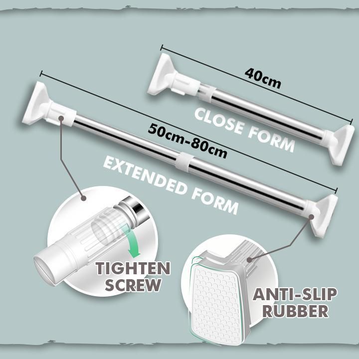 Telescopic Wall Mounted Rod