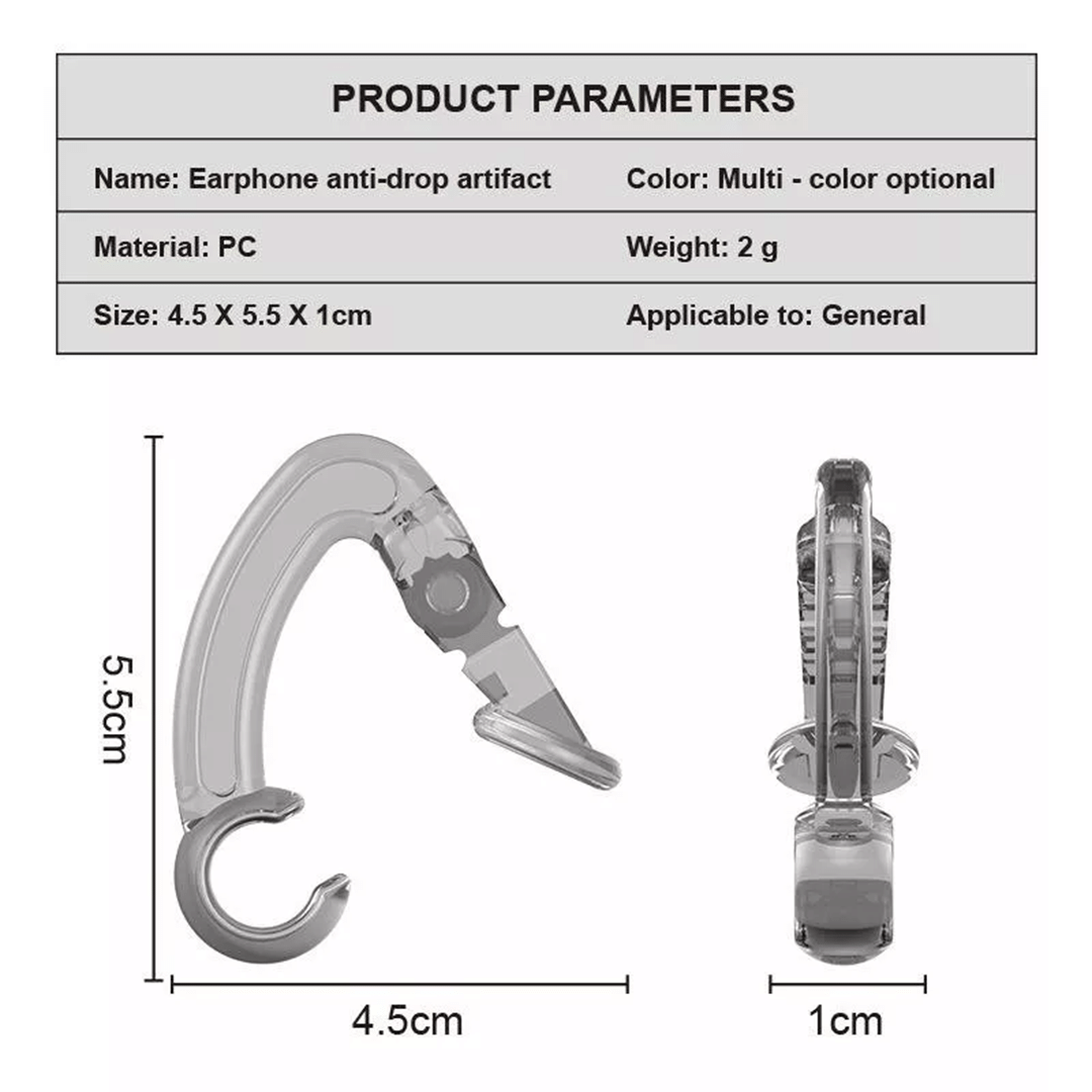 EarHook(1 Pair)--Prevents Loss Of AirPods/ Earbuds