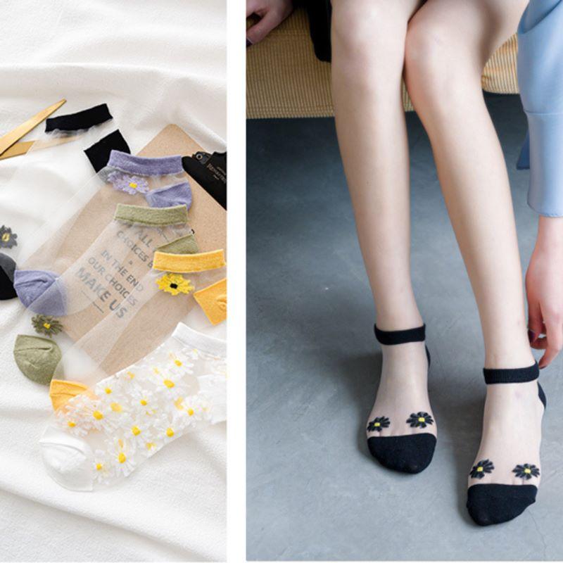 Translucent Daisy Socks