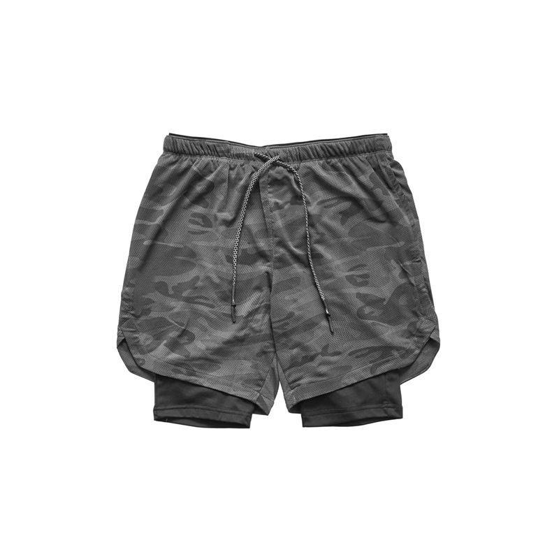 2-in-1 Double-layer Fitness Quick-drying Pants