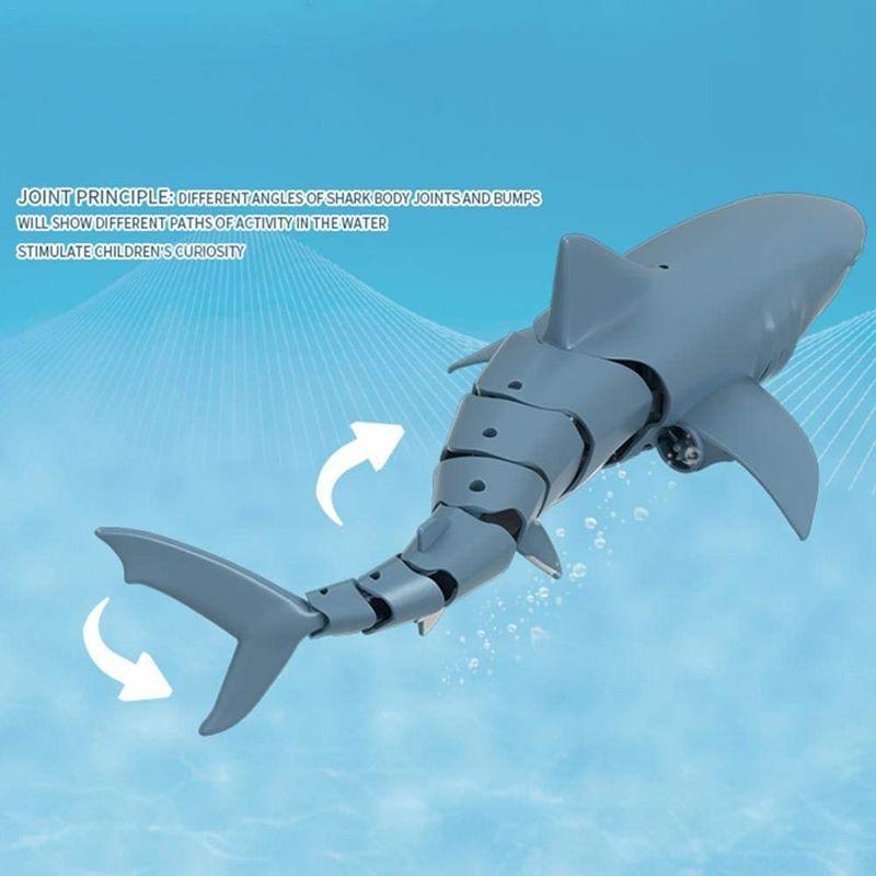 Rechargeable Remote Controlled Flying Shark Fish Water Game Toy
