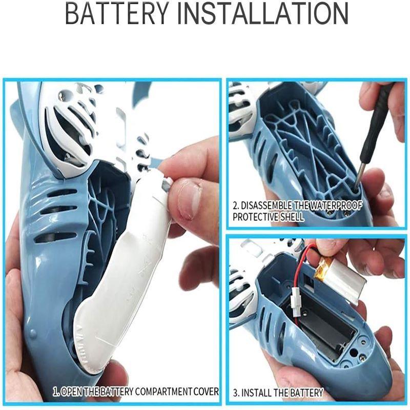 Rechargeable Remote Controlled Flying Shark Fish Water Game Toy