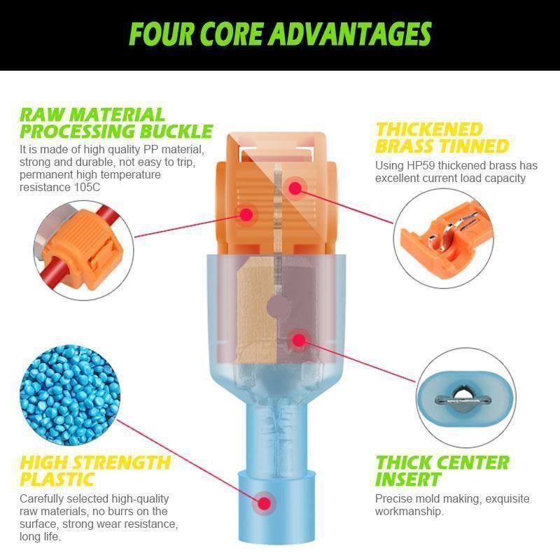 T-Type Quick Connection Terminal (120PCS)