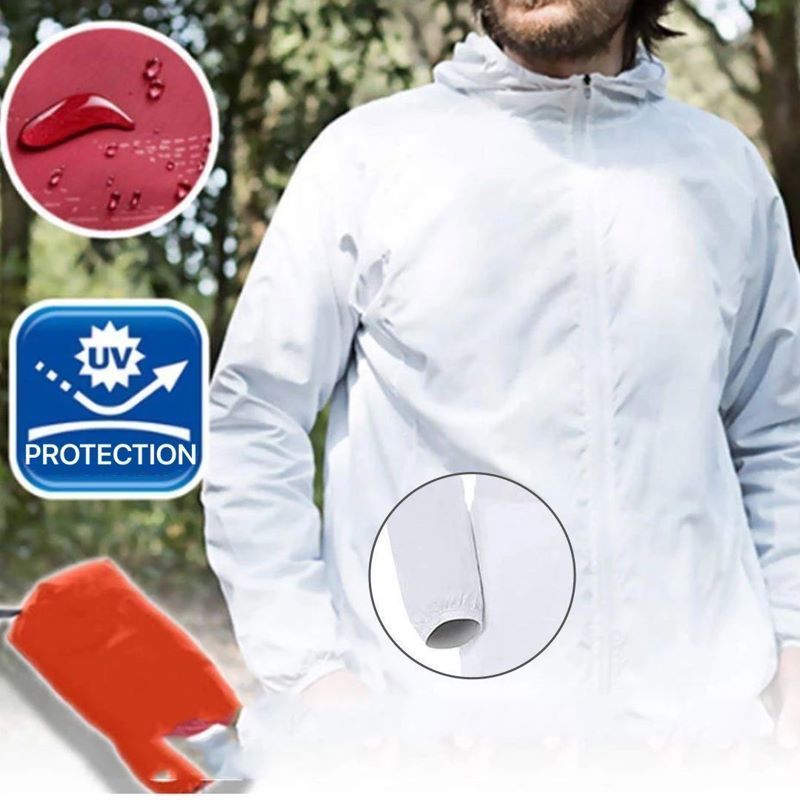 Ultralight and rainproof sun protection clothing