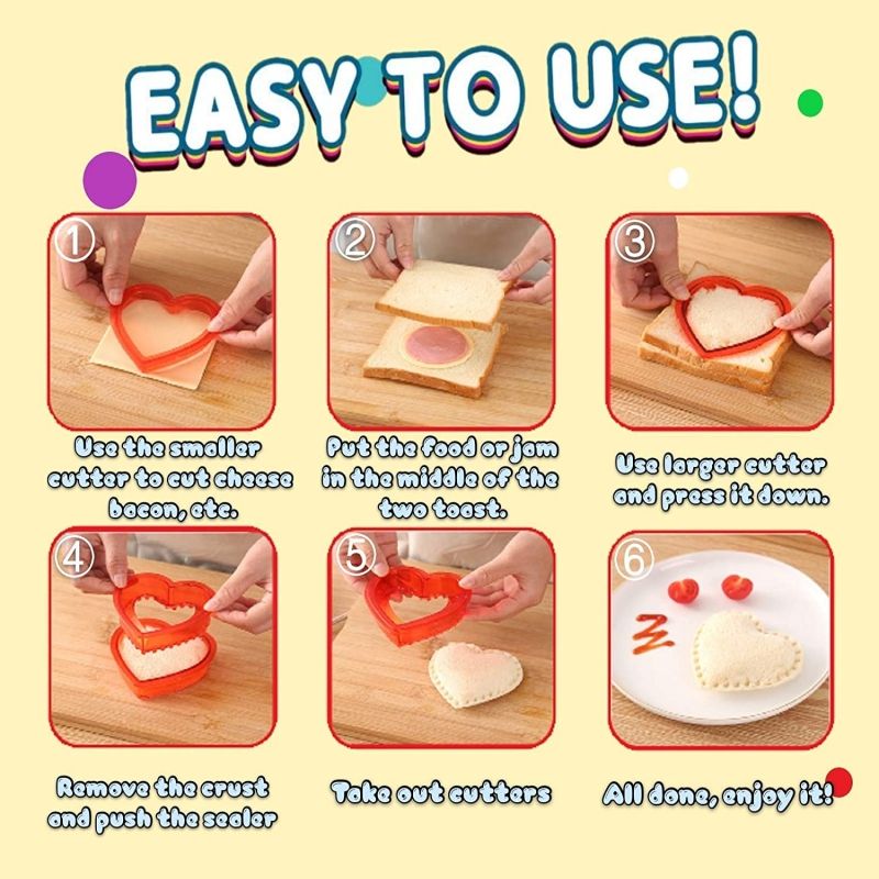 DIY Sandwich Cutter and Sealer For Kids
