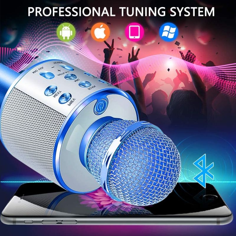 WIRELESS BLUETOOTH KARAOKE MICROPHONE