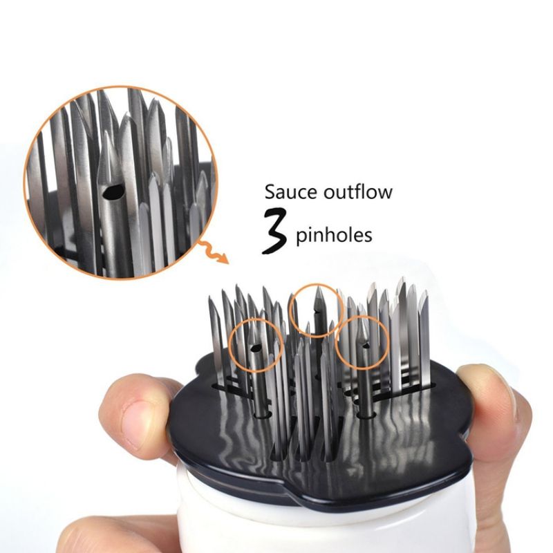 Meat Tenderizer Tool with Stainless Steel Needles