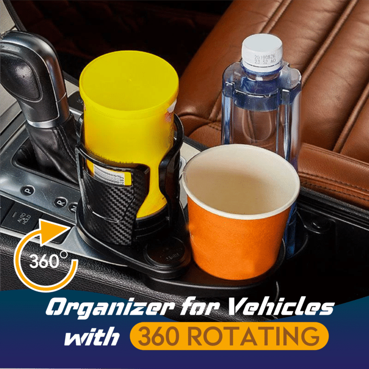 All-Purpose Car Cup Holder And Organizer