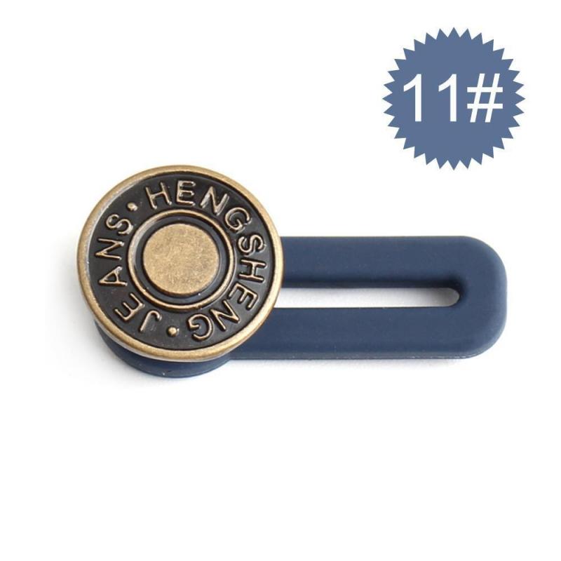 Jeans Retractable Buttons Extension Buckle (5PCS)