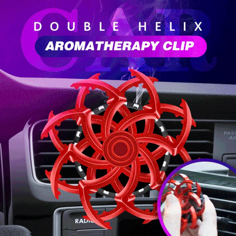 Car Double Helix Air Freshener(Fragrant Tablet Included)