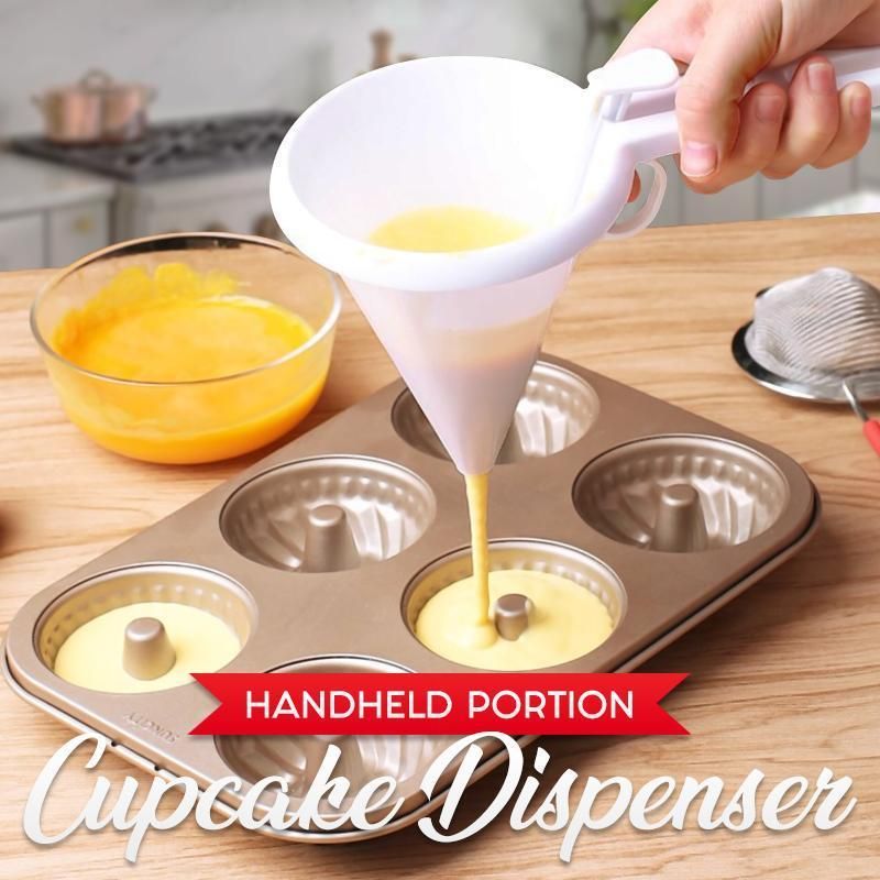 Handheld Portion Cup Cake Dispenser 2pcs ( buy one, get one for free)
