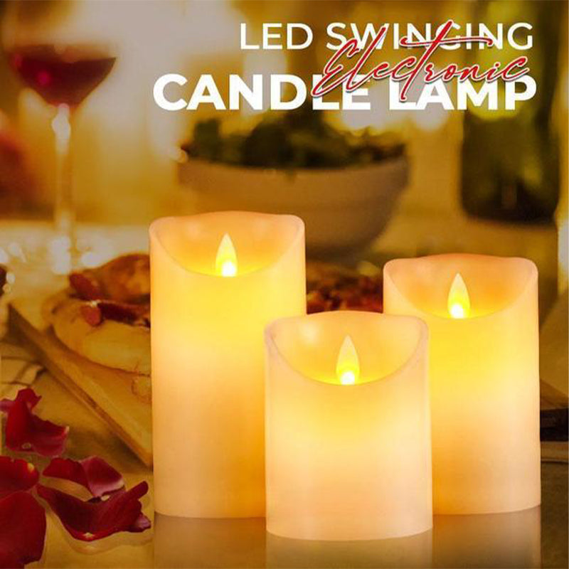 LED Swinging Electronic Candle Lamp
