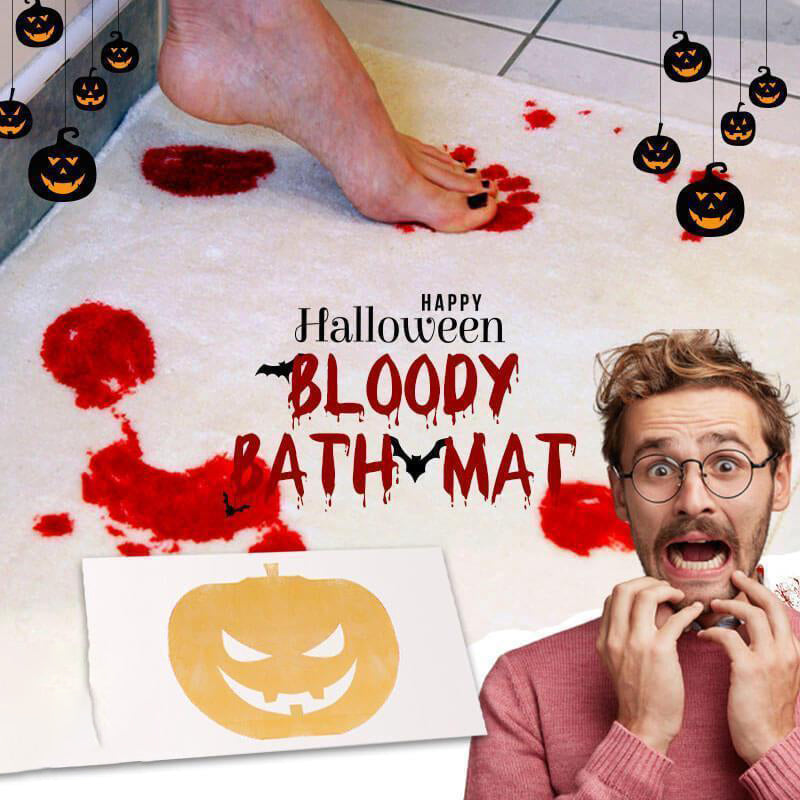 Halloween Bloody Bath Mat