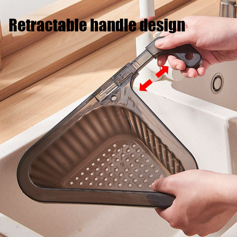 Adjustable Corner Kitchen Sink Strainer Basket