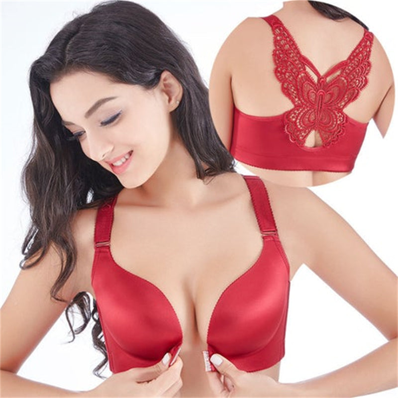Butterfly non-wired bra