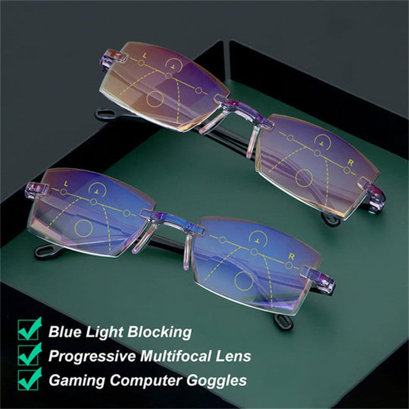 Progressive Far and Near Dual-use Reading Glasses