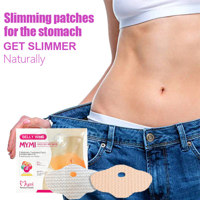 Slimming patches for the stomach